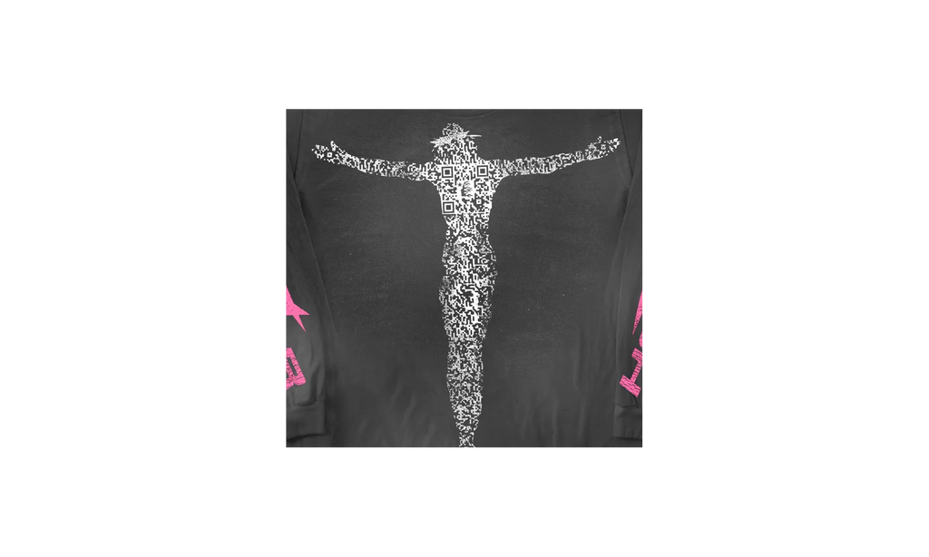 Studios QR Christ L/S T-Shirt "Washed Black" HSR056