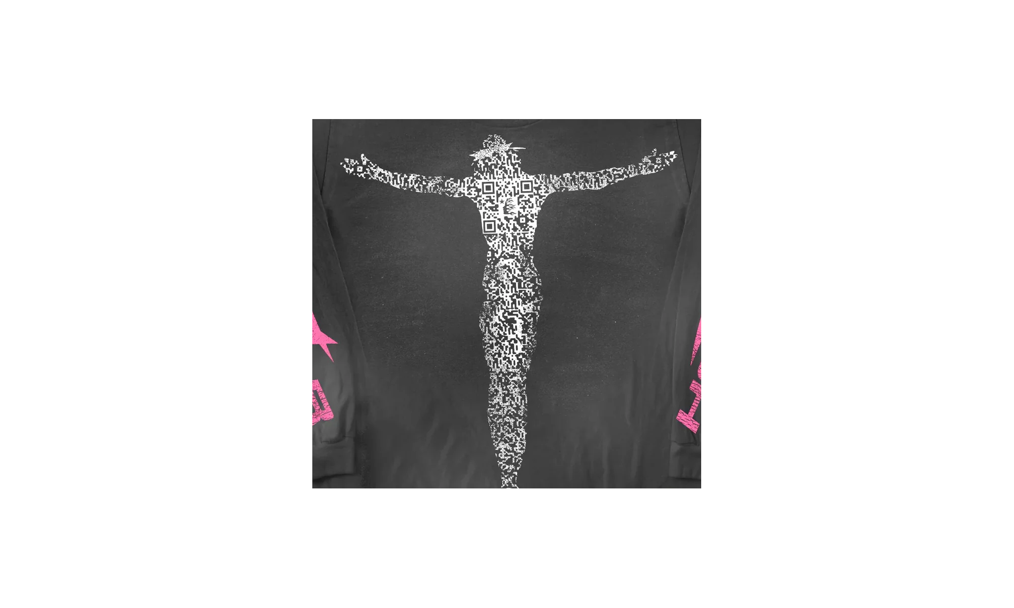 Studios QR Christ L/S T-Shirt "Washed Black" HSR056