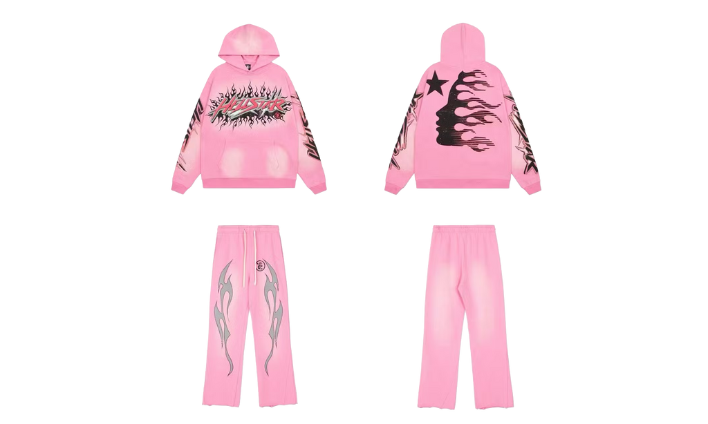 Brainwashed Without Brain Hoodie and Sweatpants (Full Set) "Pink" HSR132