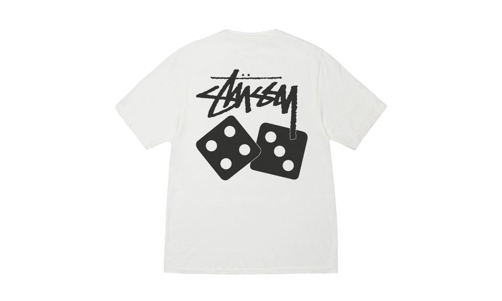 DICE TEE PIGMENT DYED "White" STUS12