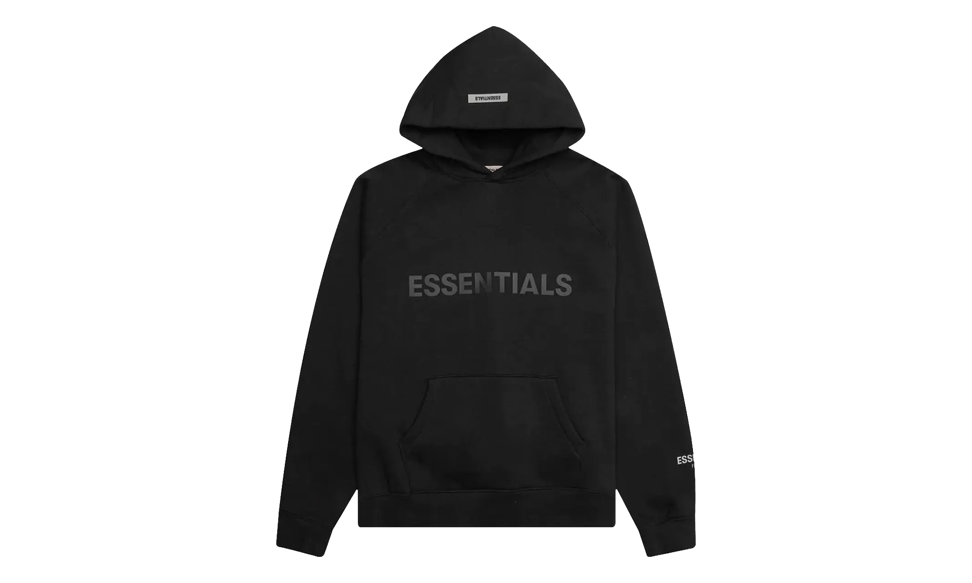 Pullover Hooded Sweatshirt Applique Logo "Black" 192HO202000F