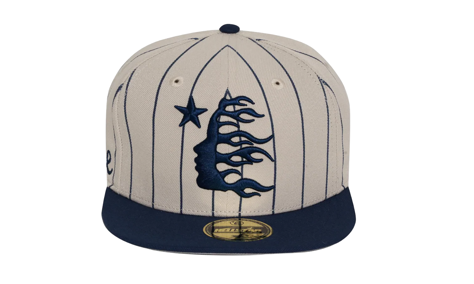 Path To Paradise Baseball Fitted Hat "White / Blue" HSR112