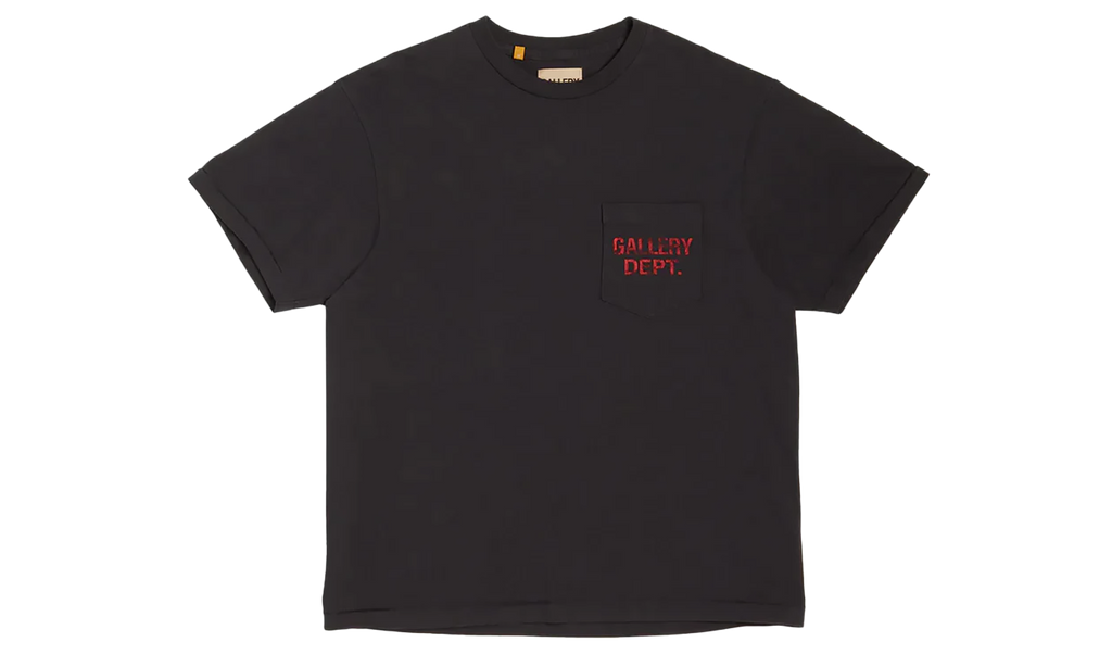 Logo Pocket T-Shirt "Black / Red" GDLPT 1000