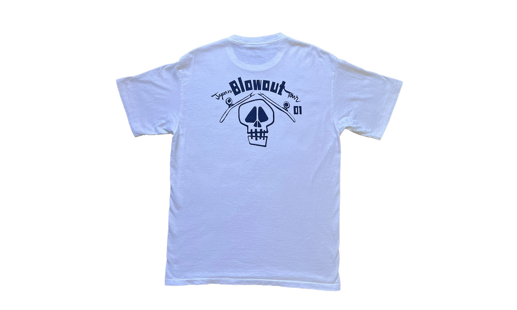 Japan 2001 Blowout Tour T-Shirt "White" STUS88