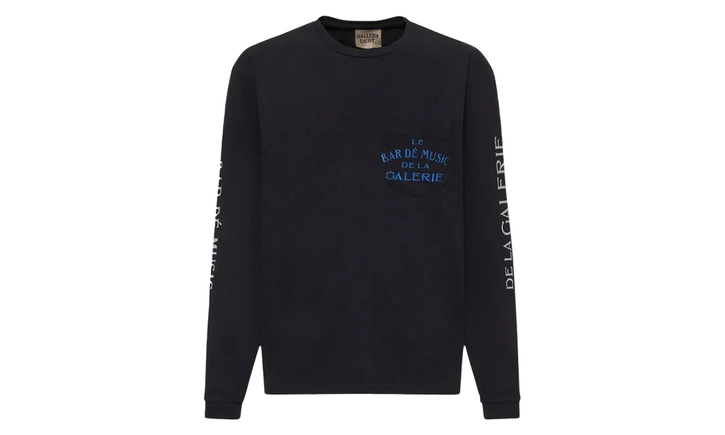 Music Bar L/S T-Shirt "Black / Blue" JVMFQVS8