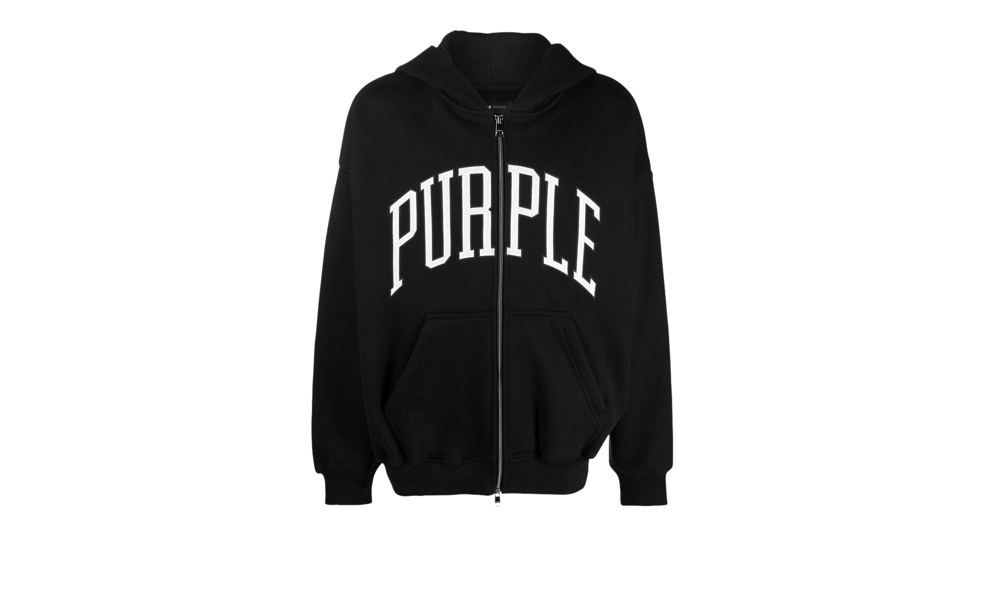 HWT FLEECE FULL ZIP HOODY "Black" P460 HBBC124