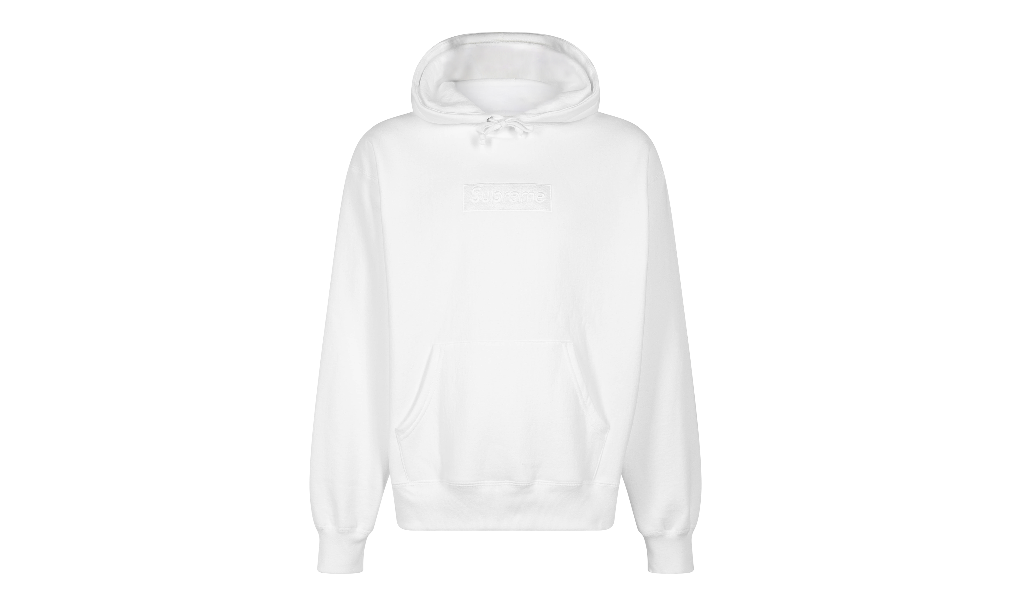 Box Logo Hoodie "FW23 - White" SU100157