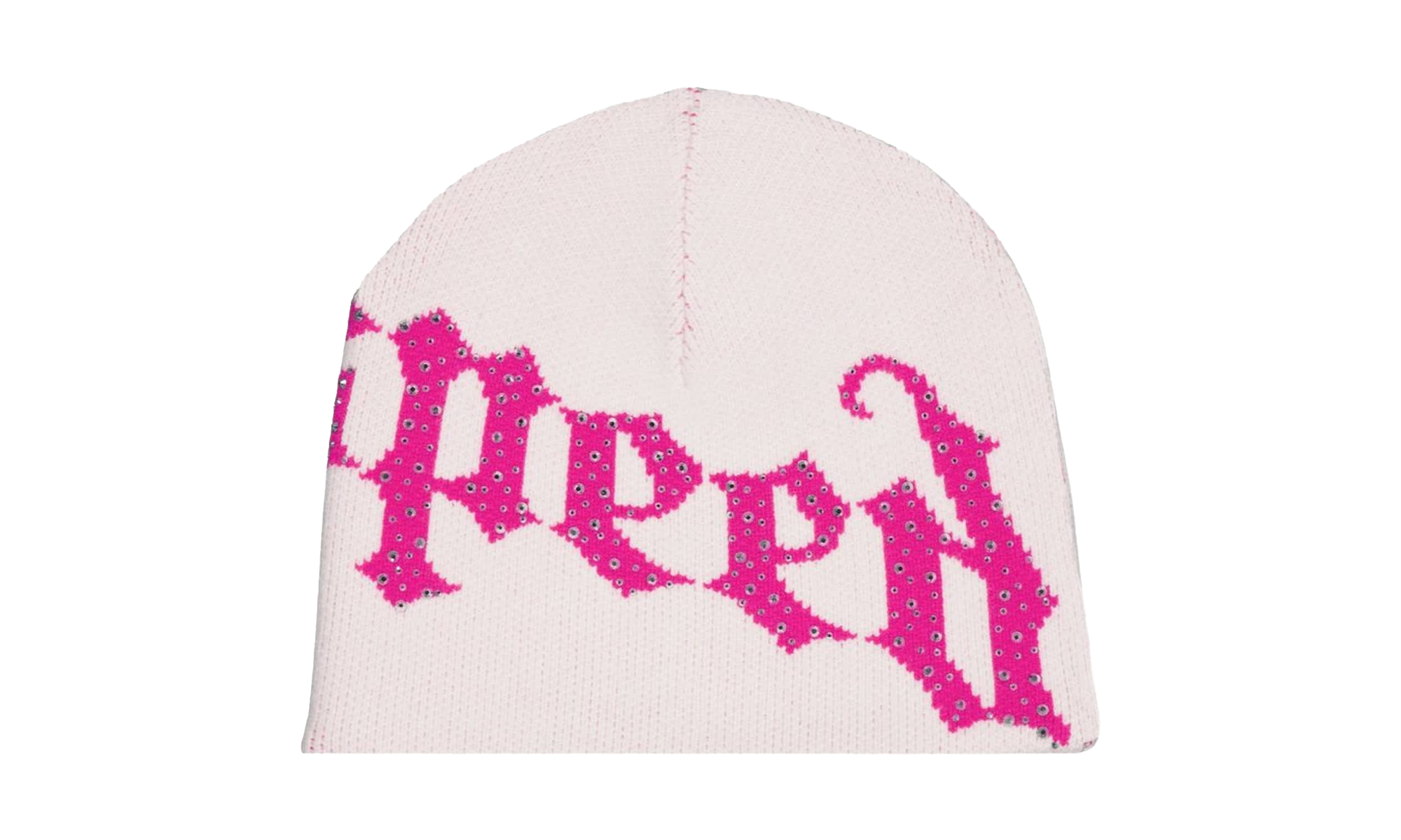 OG Logo Studded Beanie "White / Pink" HS2QJBM0