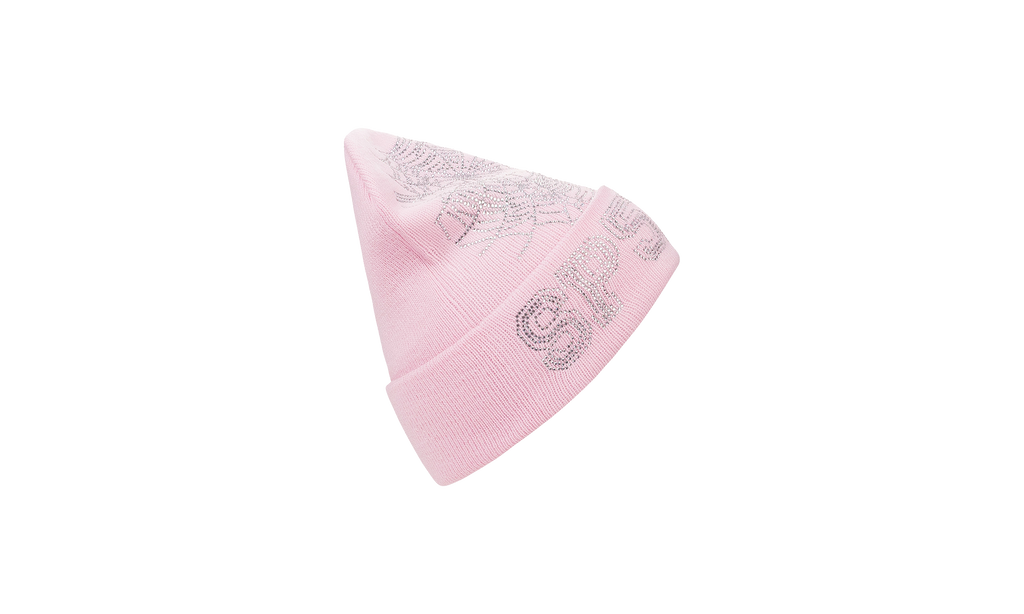 Rhinestone Web Beanie "Pink" SP5der127