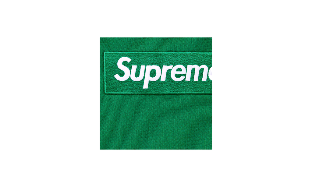 Box Logo Hooded Sweatshirt "FW24 Green" SU933