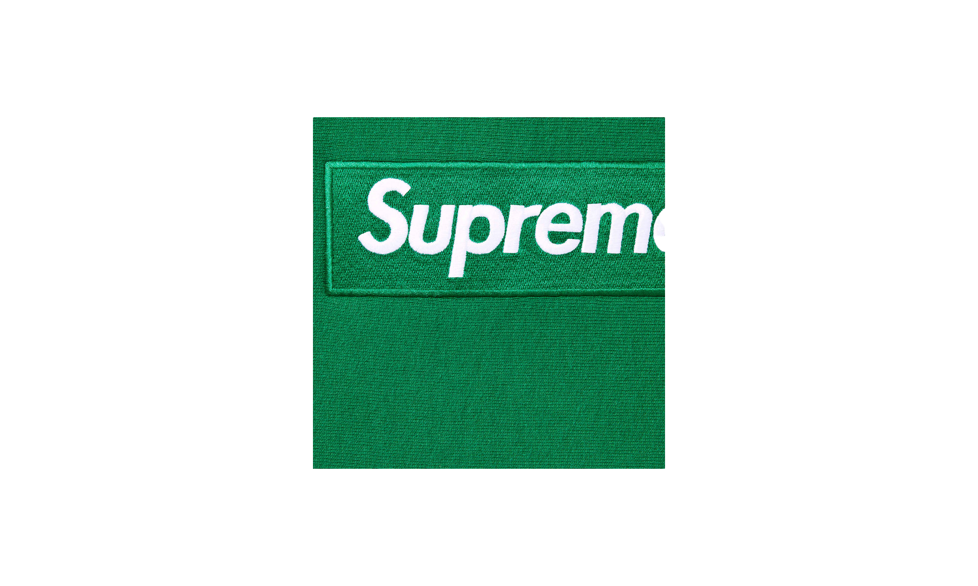 Box Logo Hooded Sweatshirt "FW24 Green" SU933