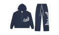 OG Logo Sweatsuit V2 "Navy Silver" OG LOGO SWEATSUIT V 2 NAVY SILVER BOOM