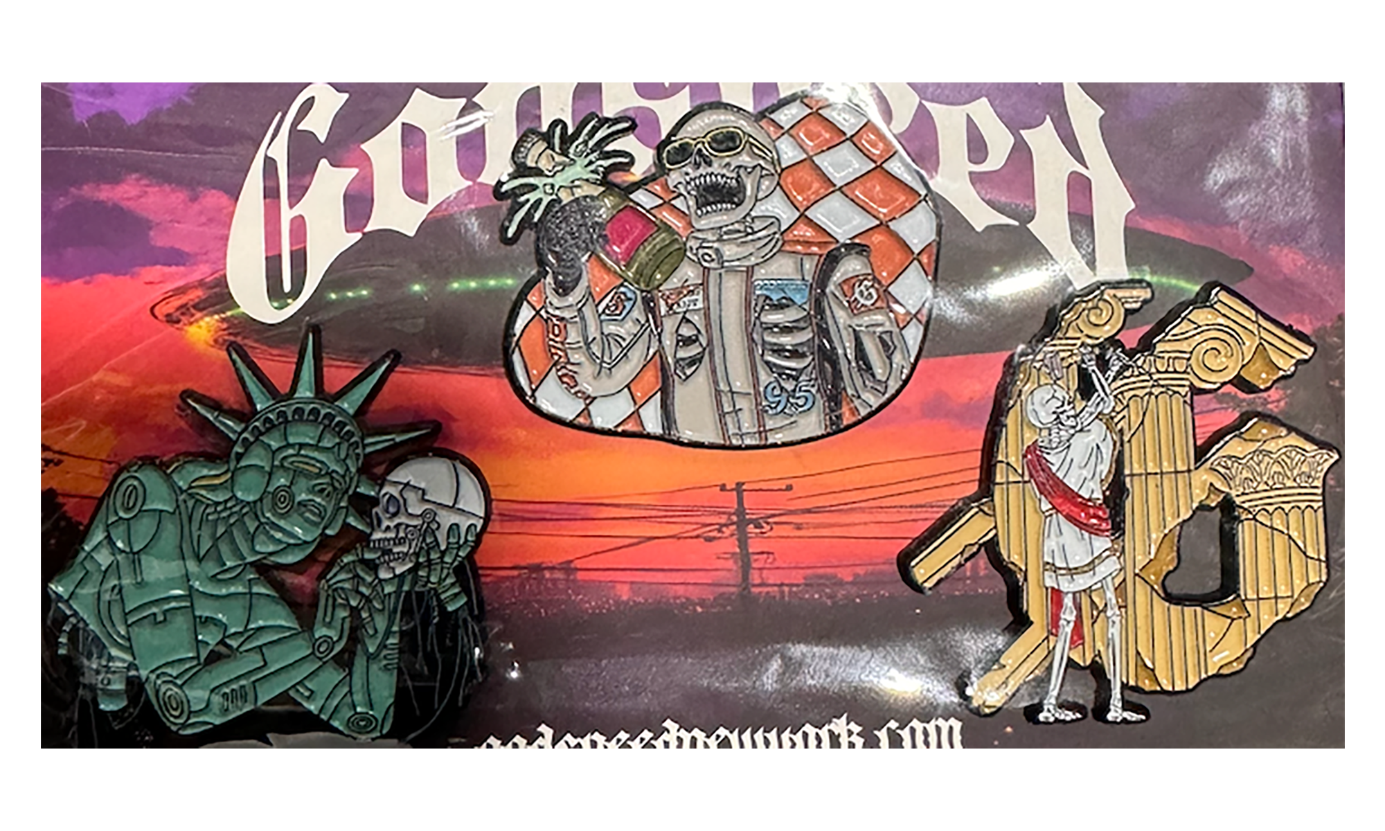 NYC Pins (3 Pieces) "Multicolor" GS045