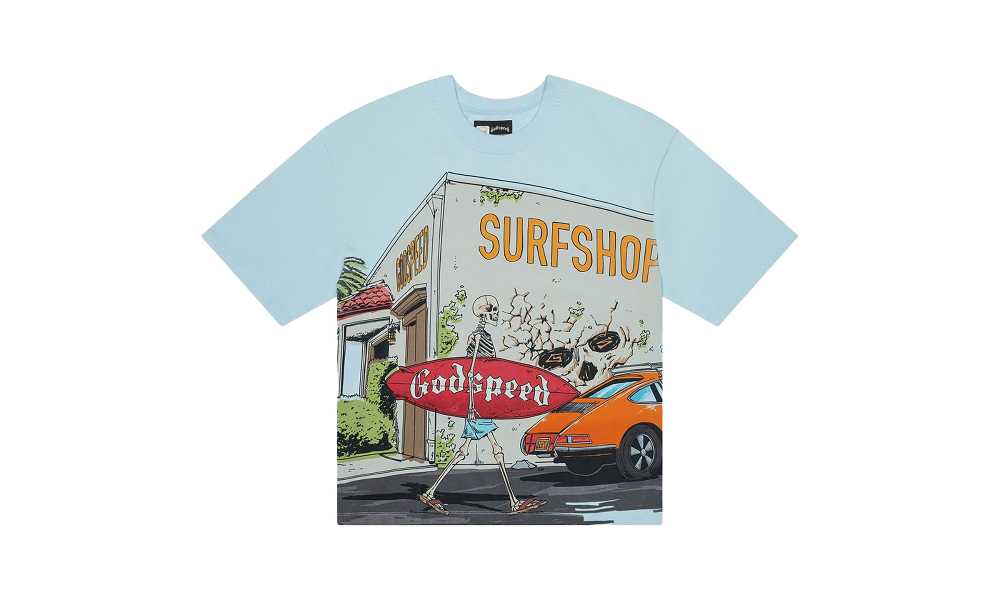 Surf Shop SS Tee "Baby Blue" GS002