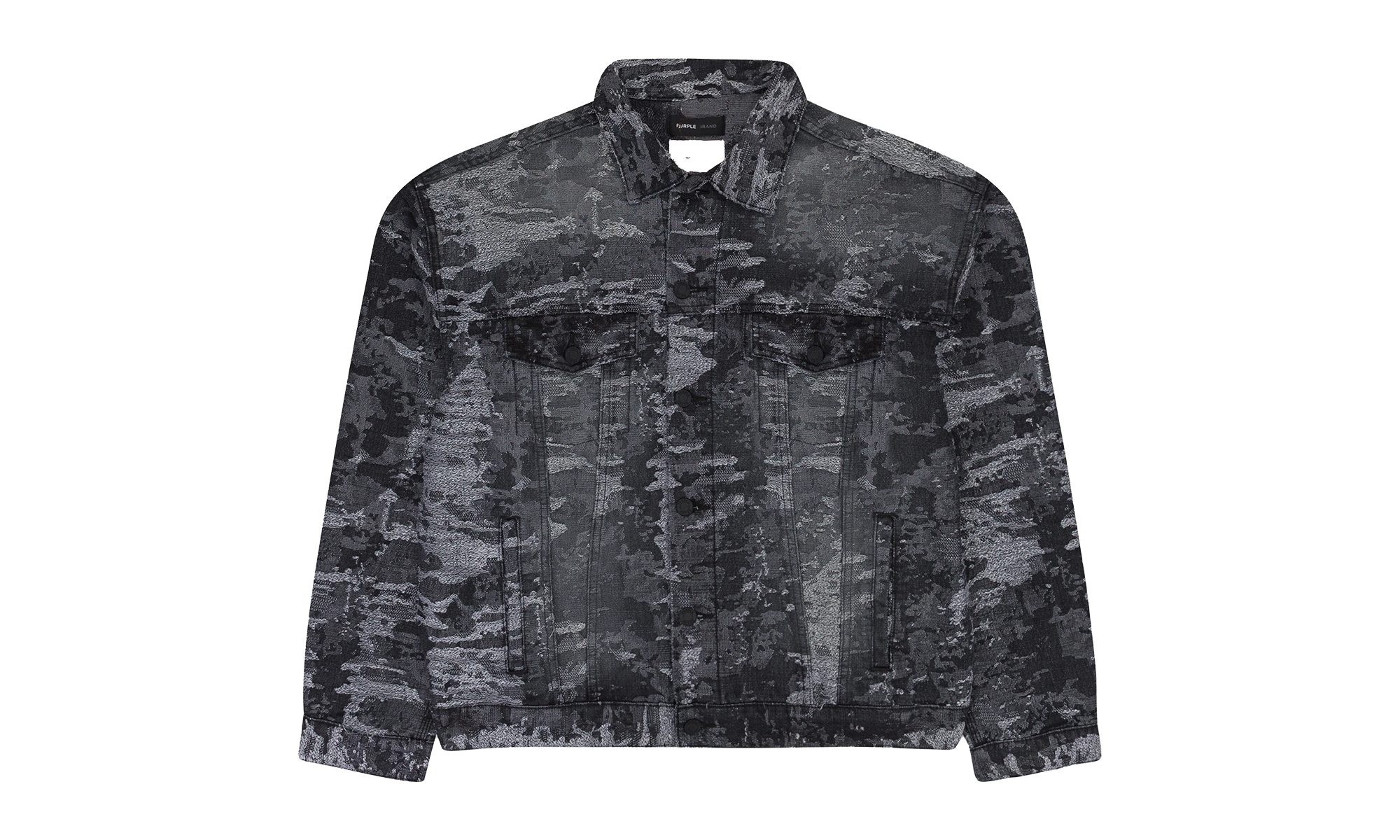 JACQUARD JACKET DENIM JACKETS "BLACK" PRP XOTW 0031