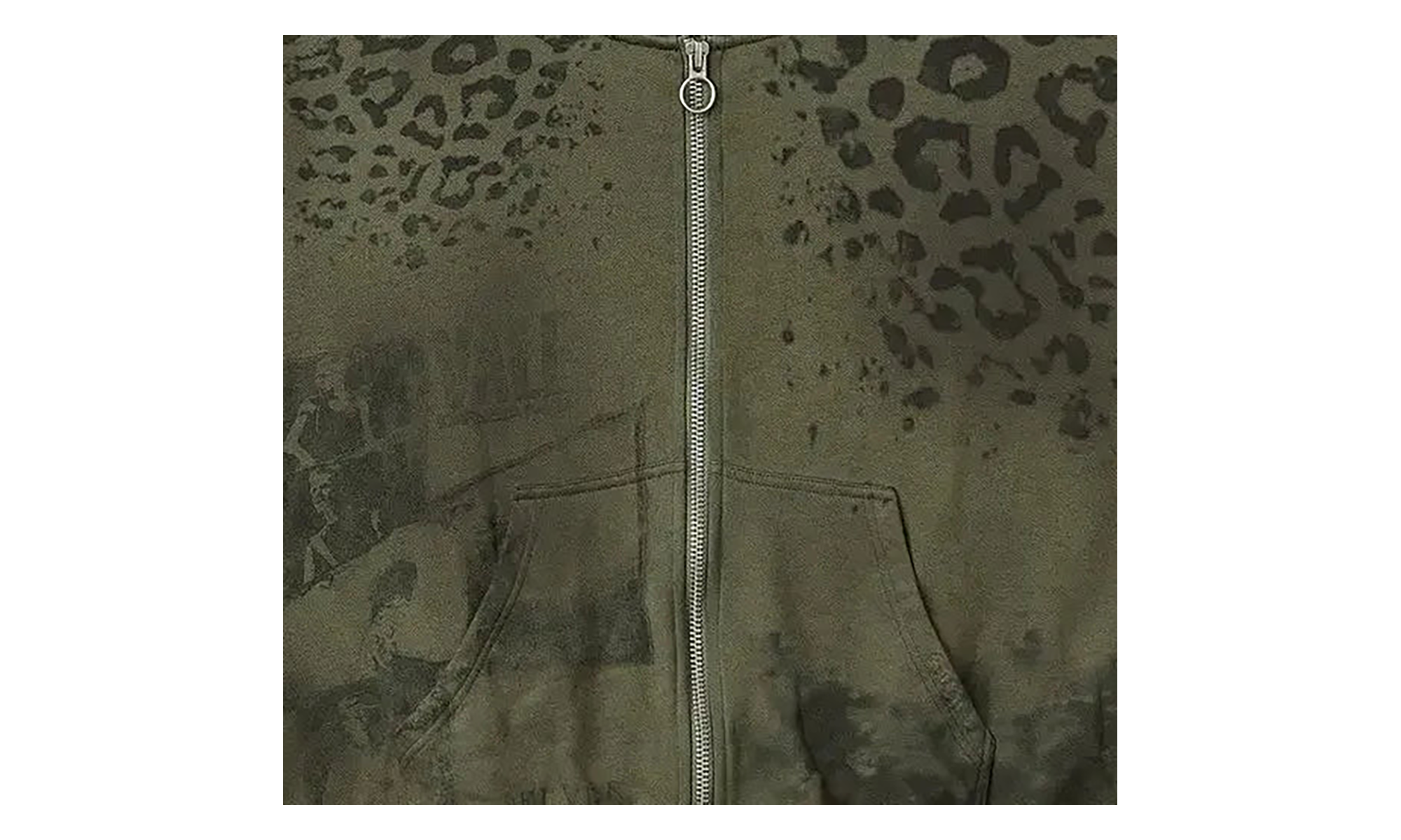 Safari Zip Up Hoodie "Olive" VAL121