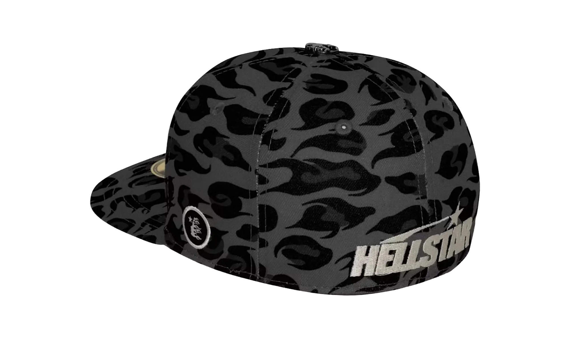 Cheetah Print Fitted Hat "Black" HSR094
