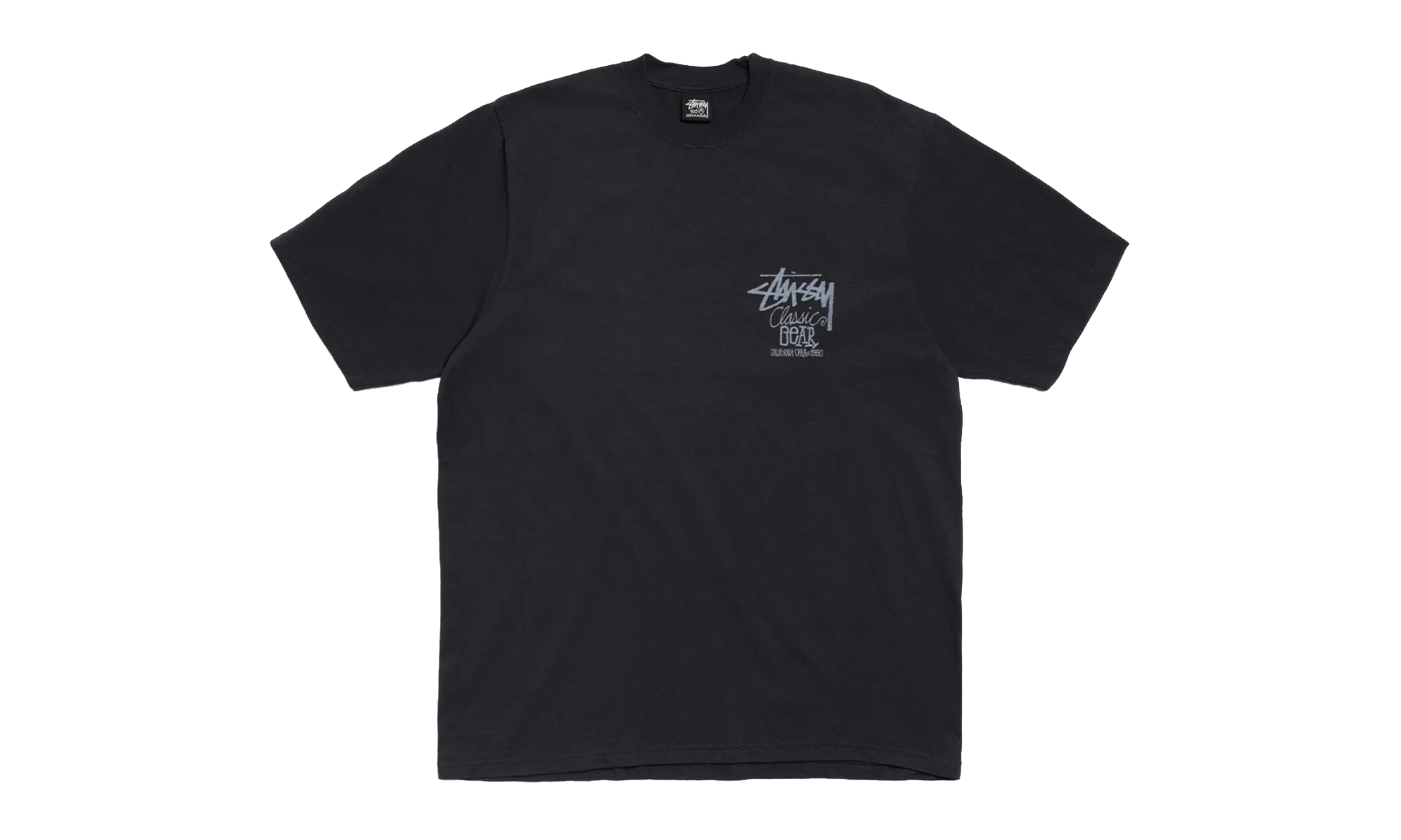 Classic Gear Pigment Dyed T-Shirt "Black" STUS361