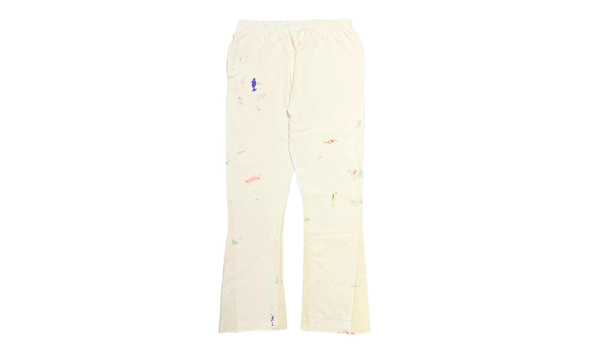 GD Logo Paint Splatter Flare Sweatpants "Cream Black Multi" GDGLFSC