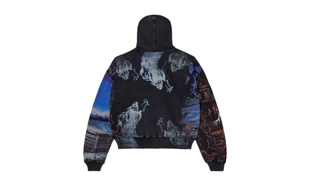 Ether Zip Up Hoodie "Black" VALE 10 007 EZU BK