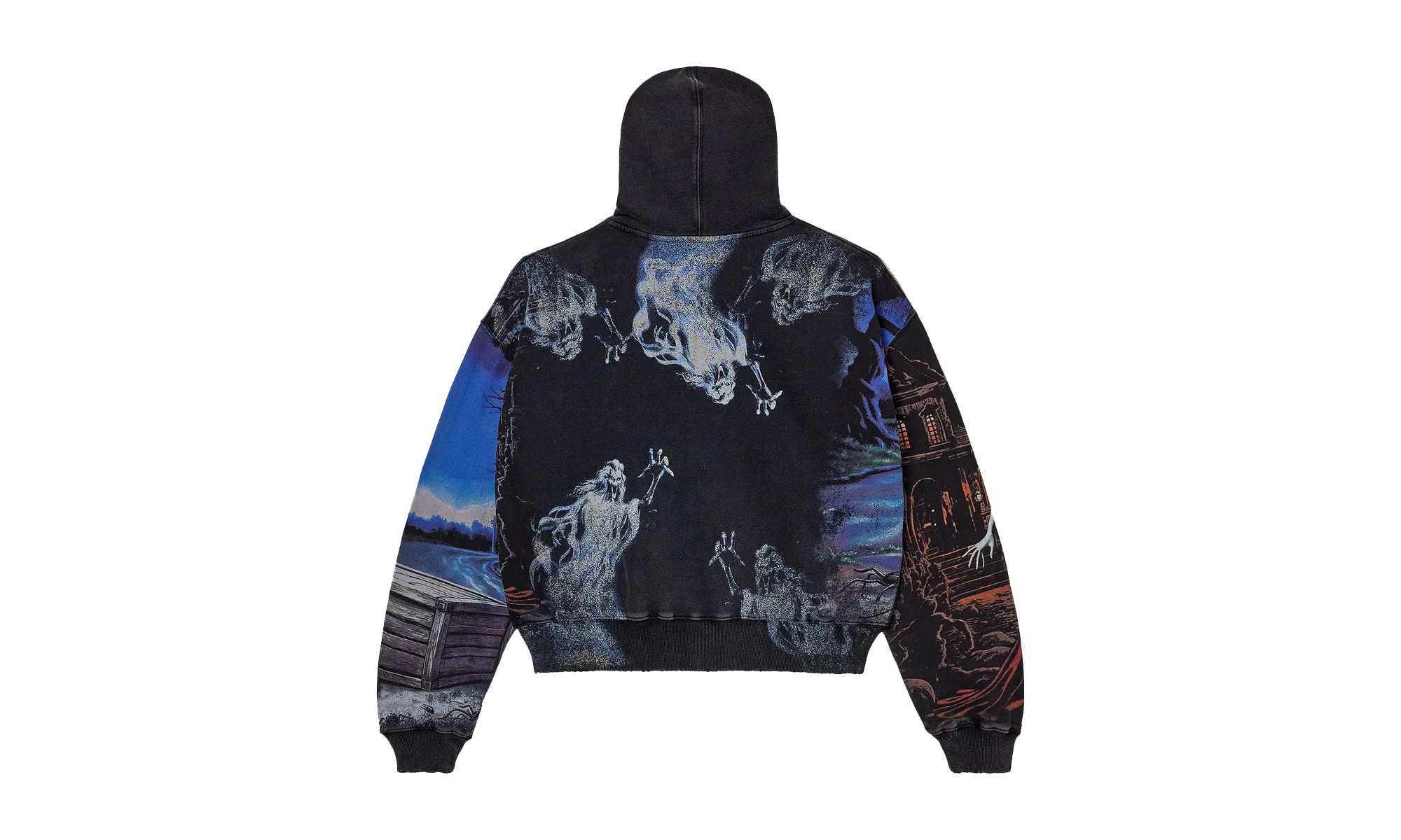 Ether Zip Up Hoodie "Black" VALE 10 007 EZU BK