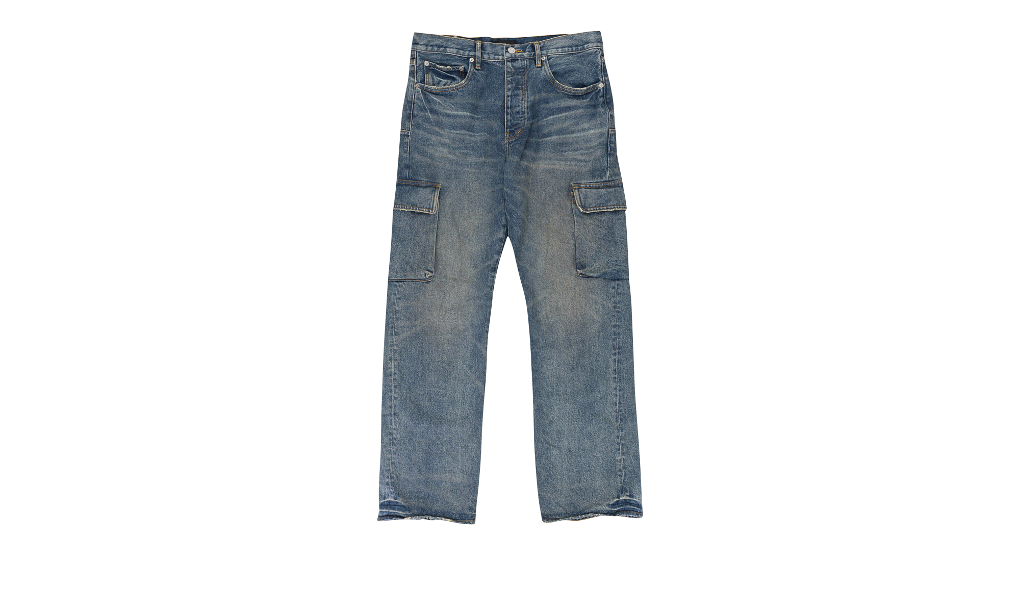 VINTAGE MID INDIGO CARGO "Blue" P011 VMIC223