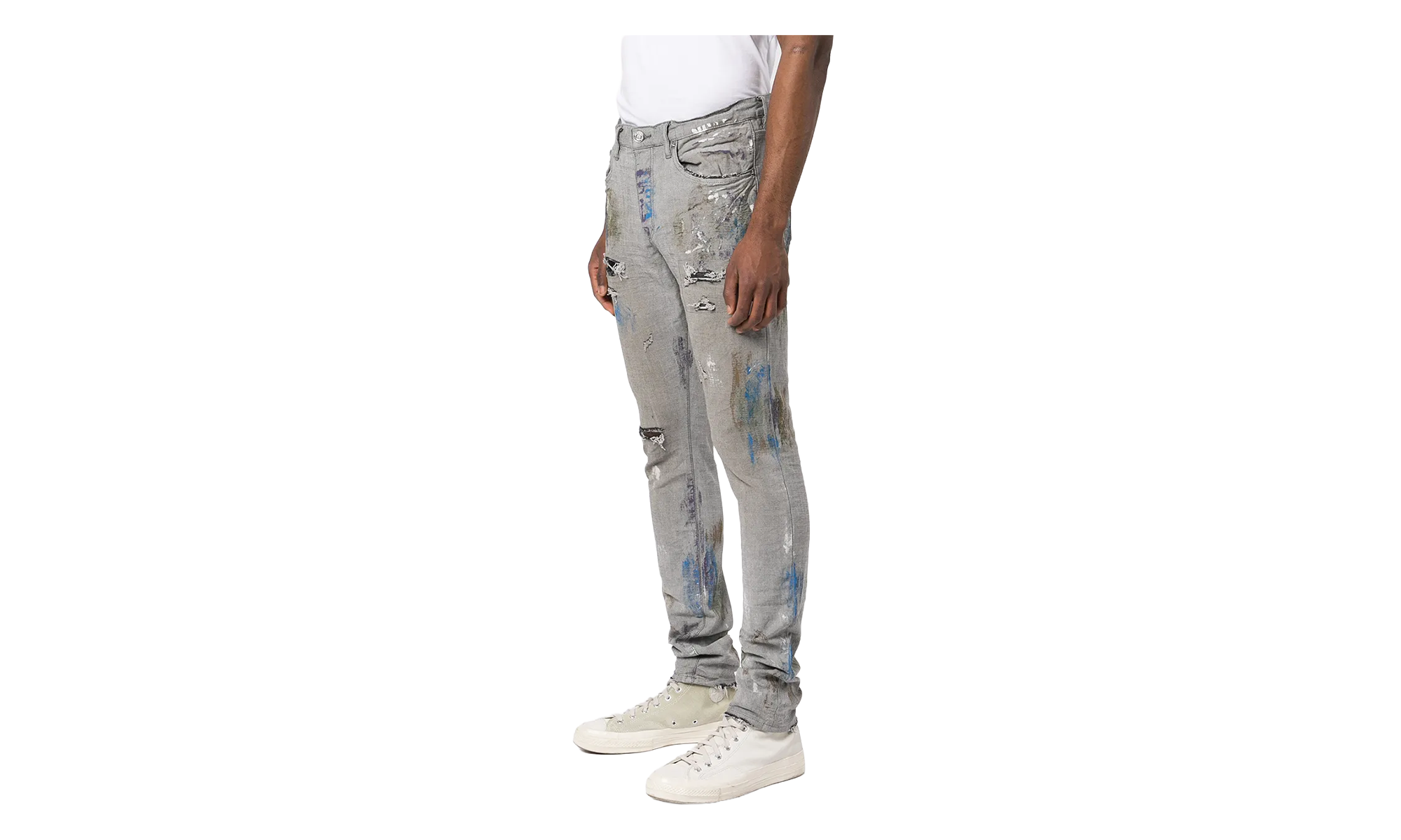 Dirty Repair Jeans "Grey" P001RGDR222