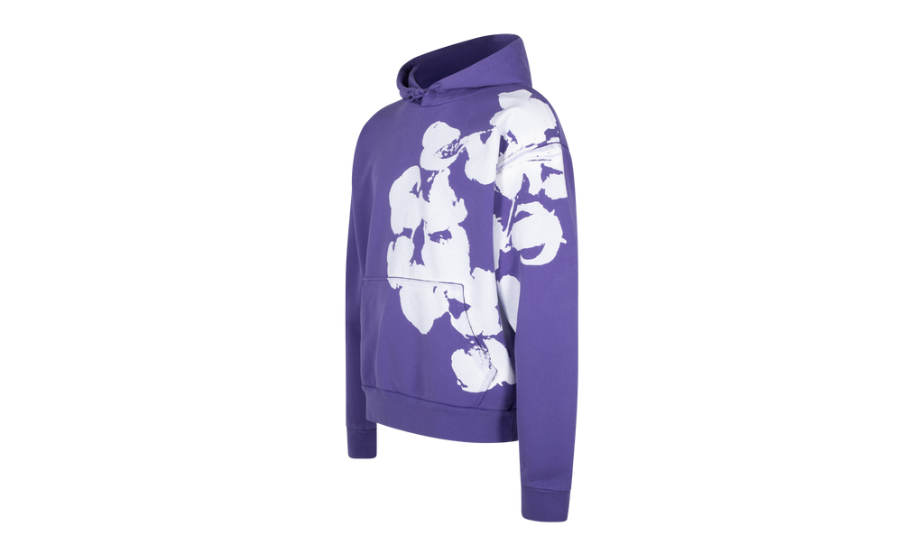 Big Cotton Wreath Sweatshirt "Purple" DT092