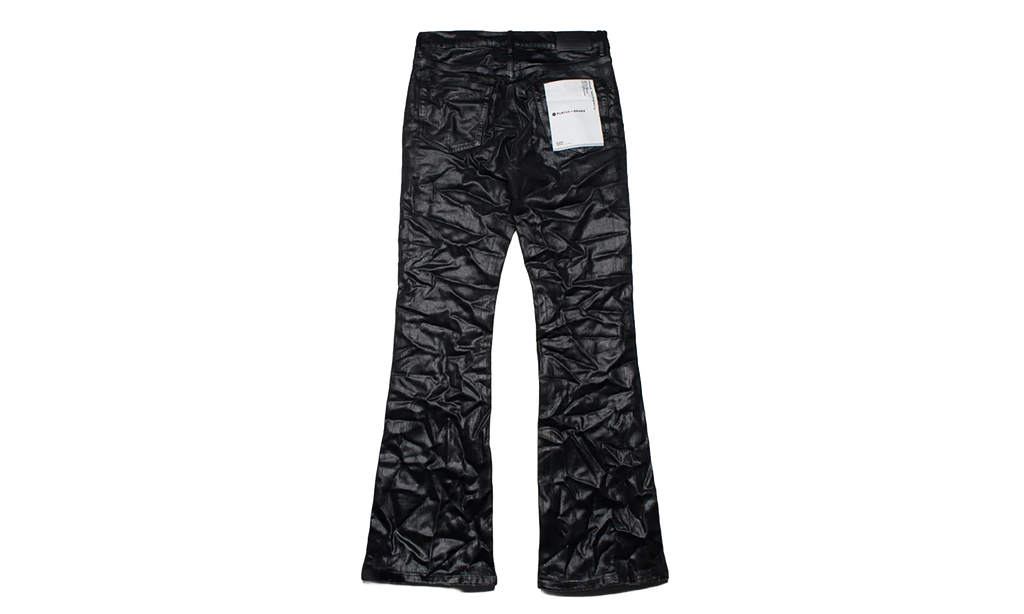 Coated Flare Jeans "Black" P004 CFDB324