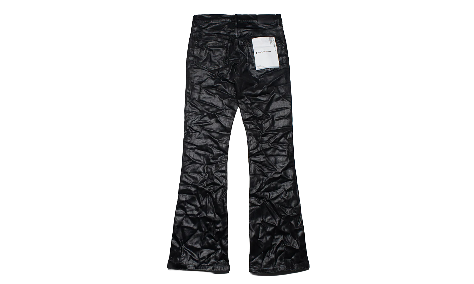 Coated Flare Jeans "Black" P004 CFDB324
