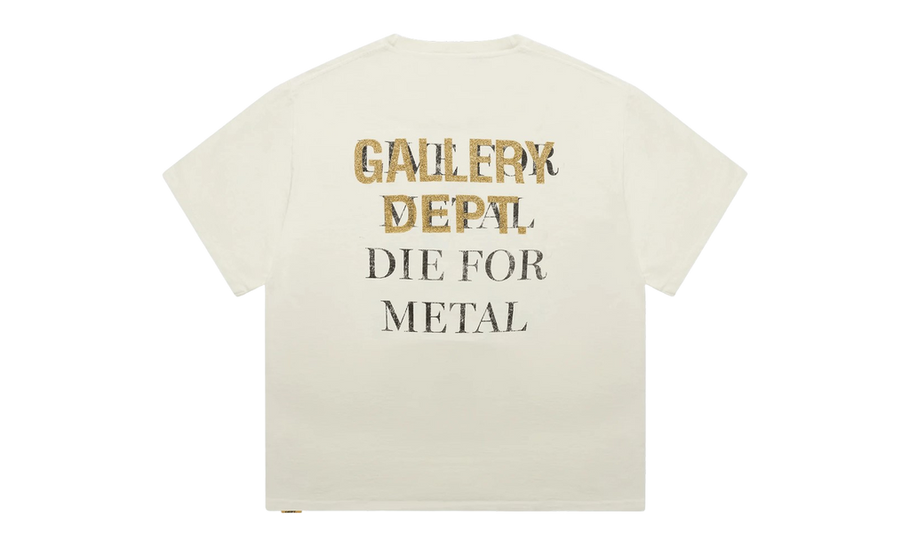 Live For Metal Short Sleeve Tee Shirt "White Multi" GD106
