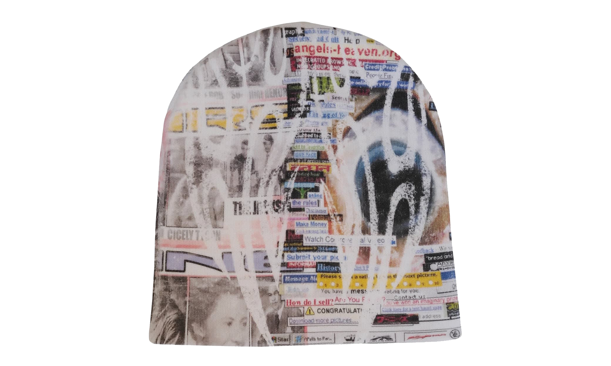 No Guts No Glory Beanie "White" HSR268