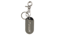 METAL TAG KEYCHAIN "Silver" STUS332
