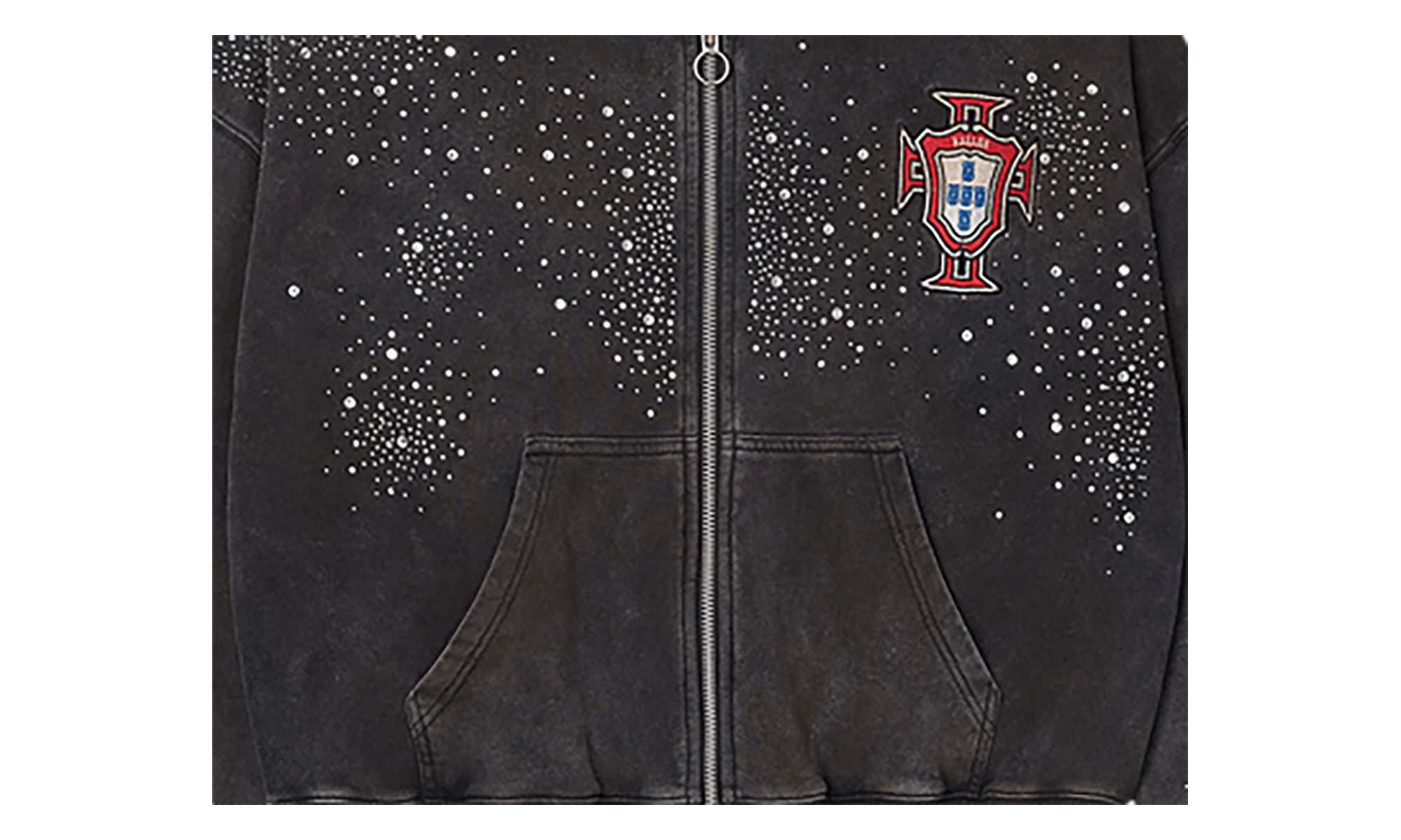 Pluto Custered Zip Up "Black" VALE 08 007 PCZU BK