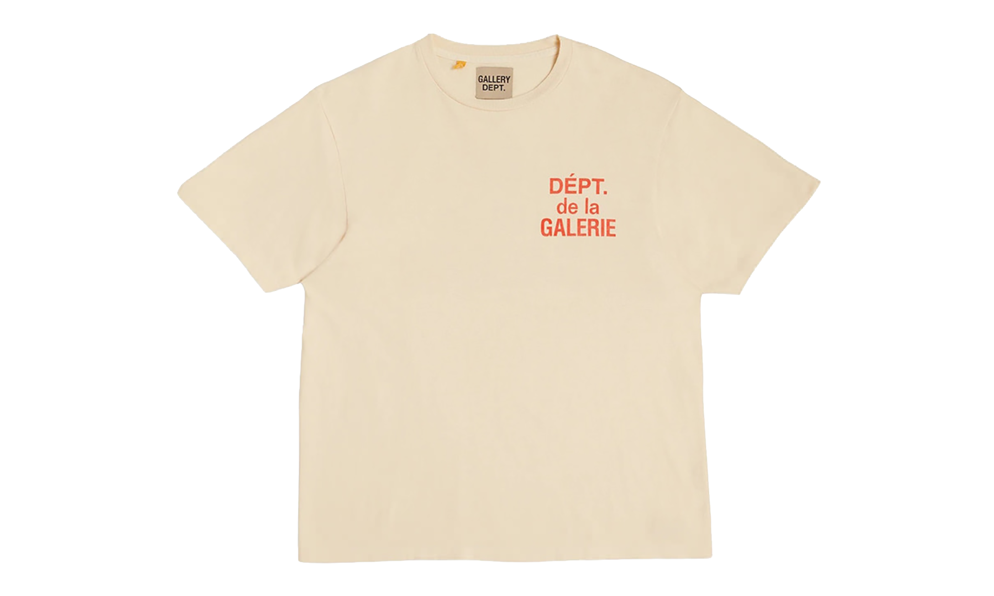 French T-Shirt "Cream / Orange" GD015
