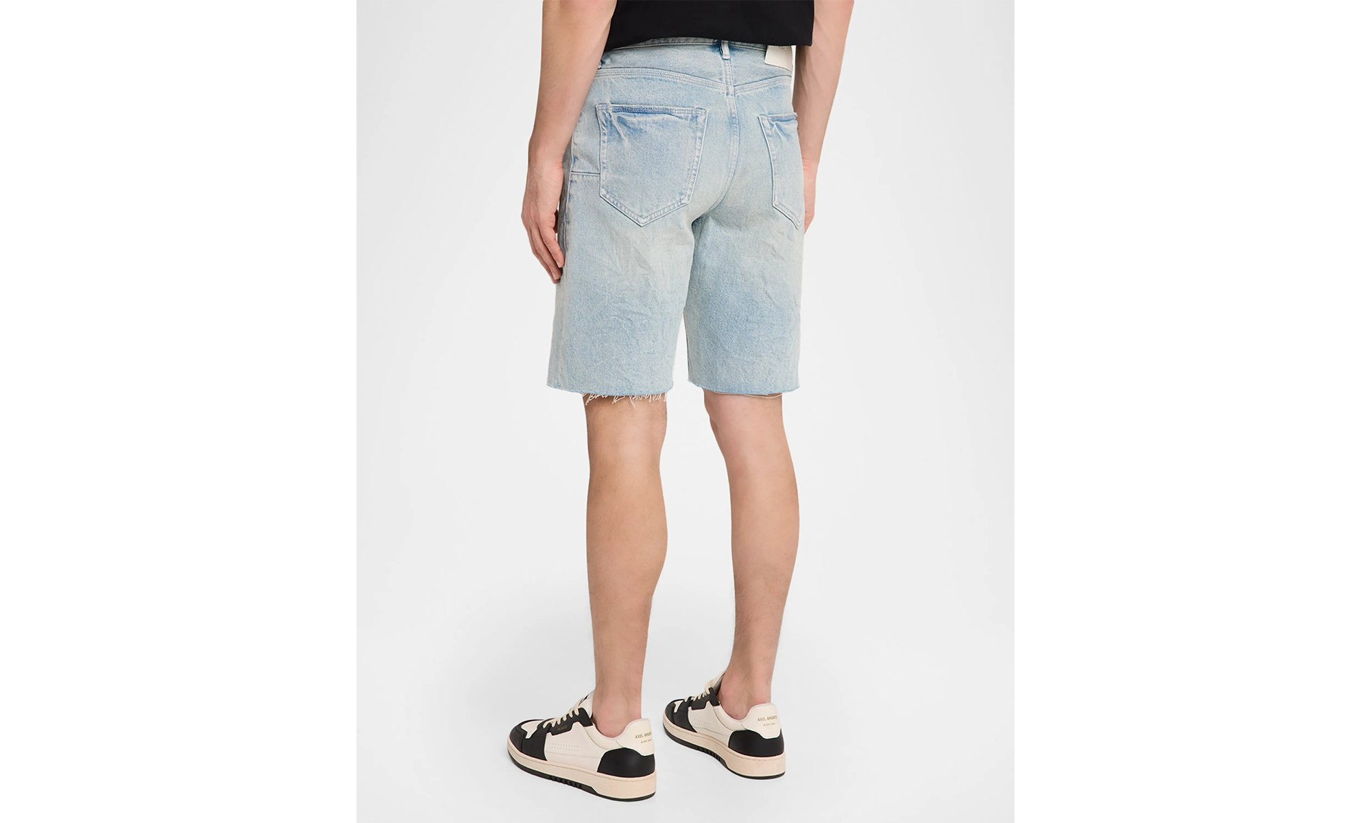 Vintage Slub Denim Shorts "Light Indigo" P059 VTLB226