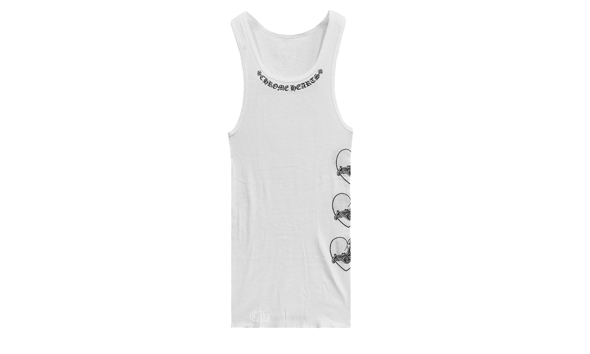 Love You Rib Tank "White" CHRM0501