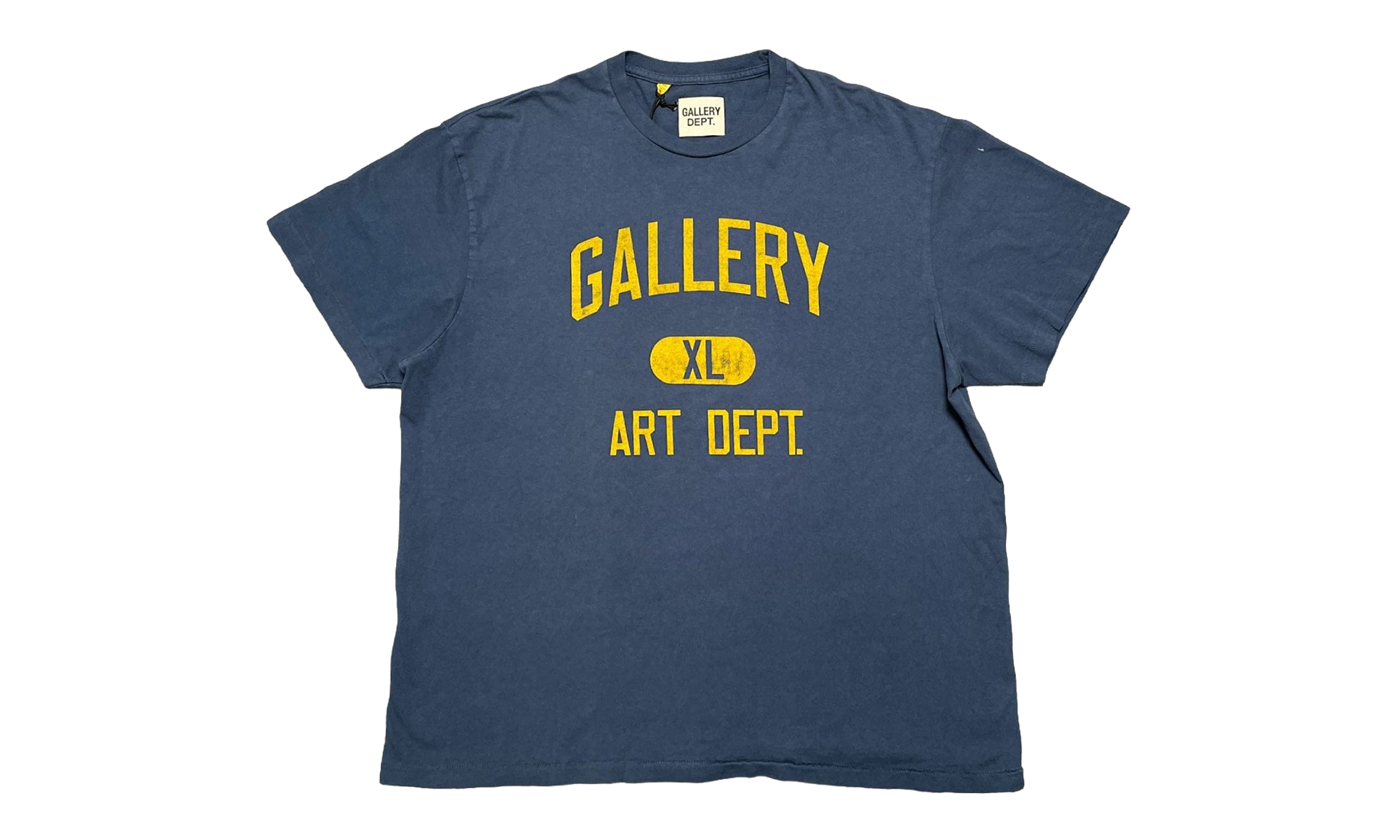 Art Dept Short Sleeve Tee Shirt "Navy Yellow" GDADSSTSNY