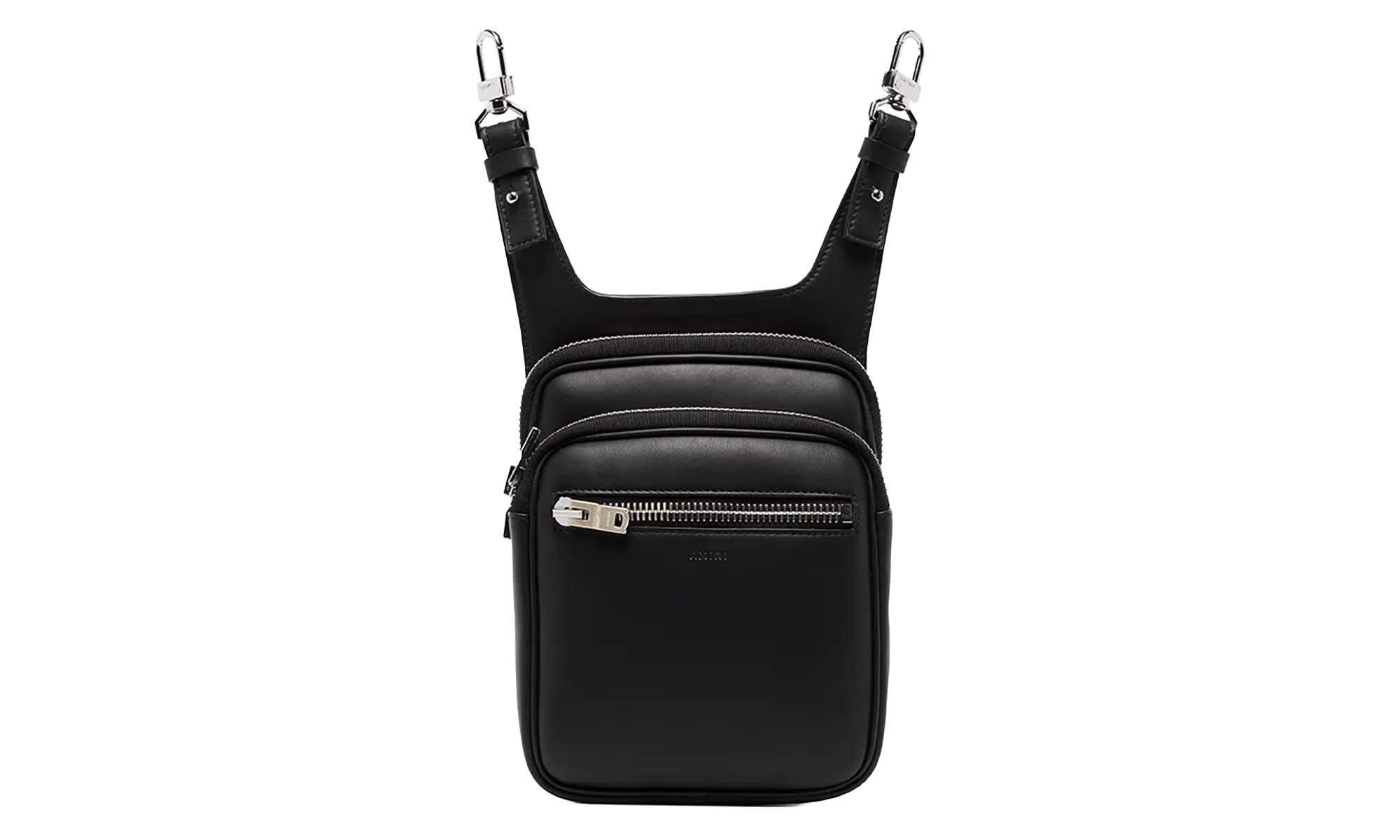 Calf Hip Pouch "Black / Silver" W0A32326CA BLS