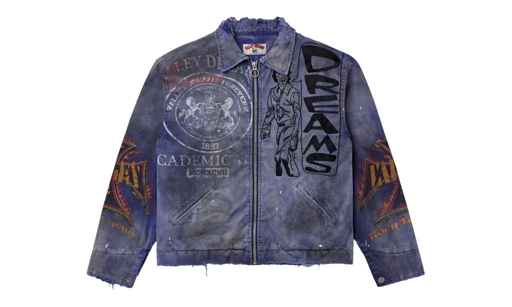 Destruction Work Jacket "Mechanic / Purple" VALE 11 008 VFDWJIM BL