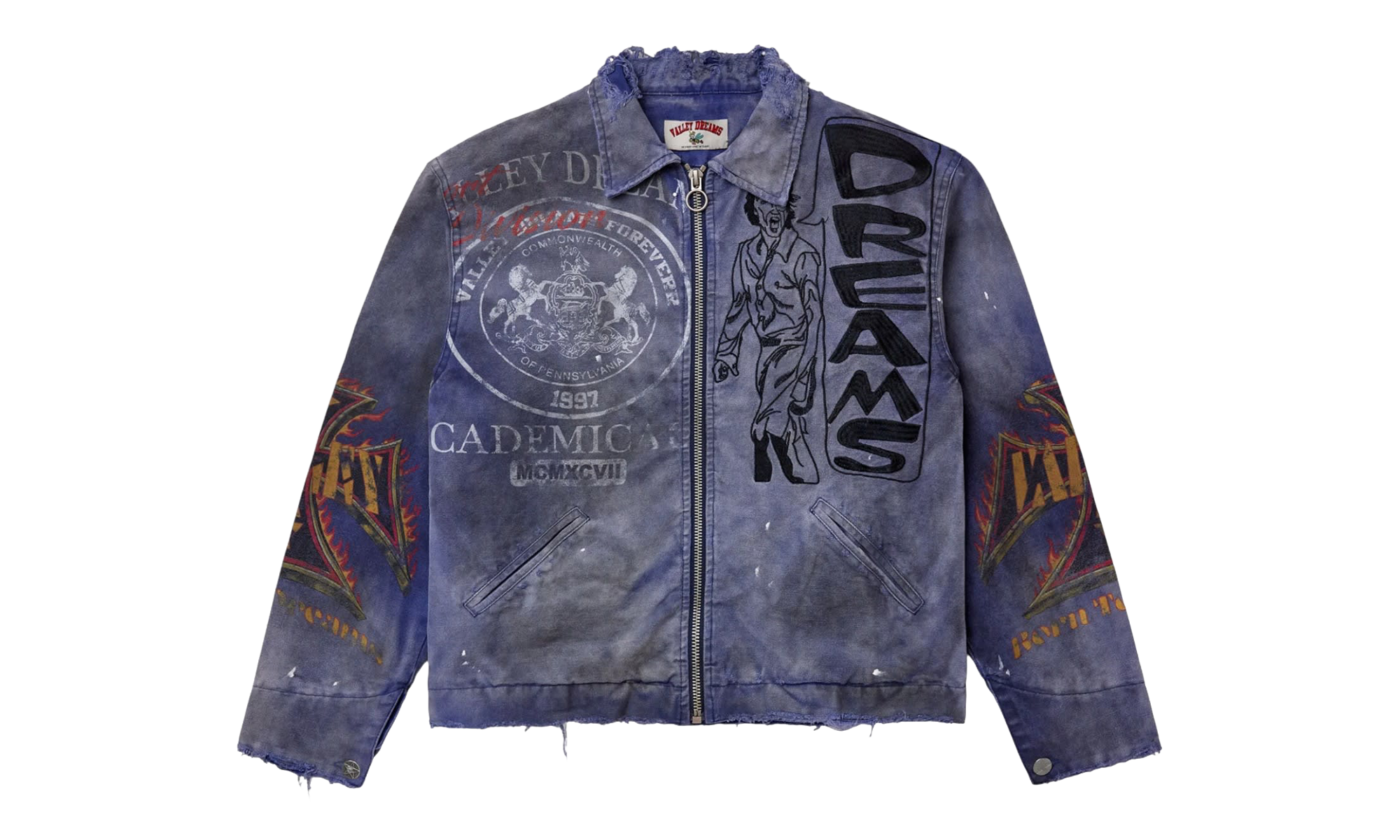 Destruction Work Jacket "Mechanic / Purple" VALE 11 008 VFDWJIM BL