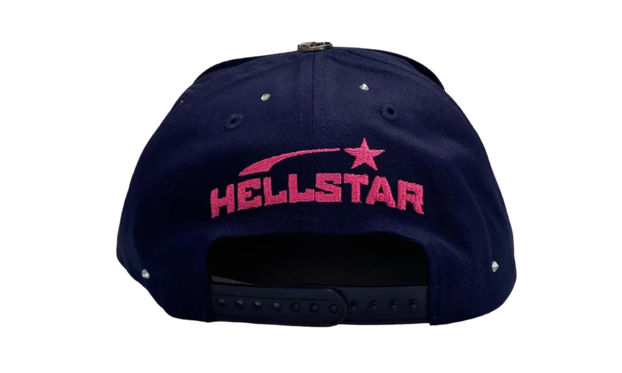 OG Logo Rhinestone Snapback Hat "Navy / Pink" HSR101