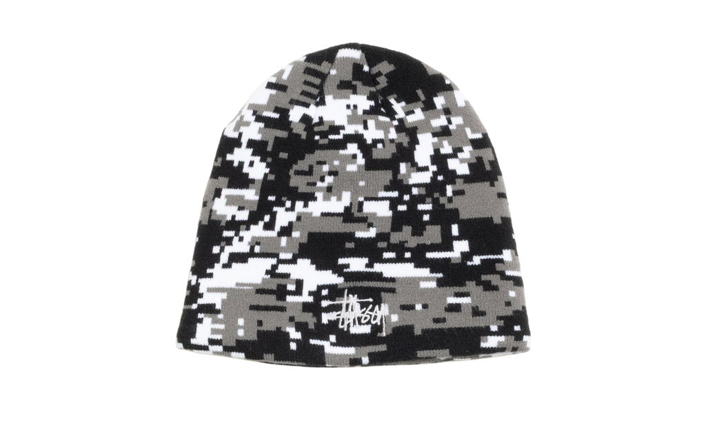 BASIC STÜSSY SKULLCAP "Grey Camo" STUS345