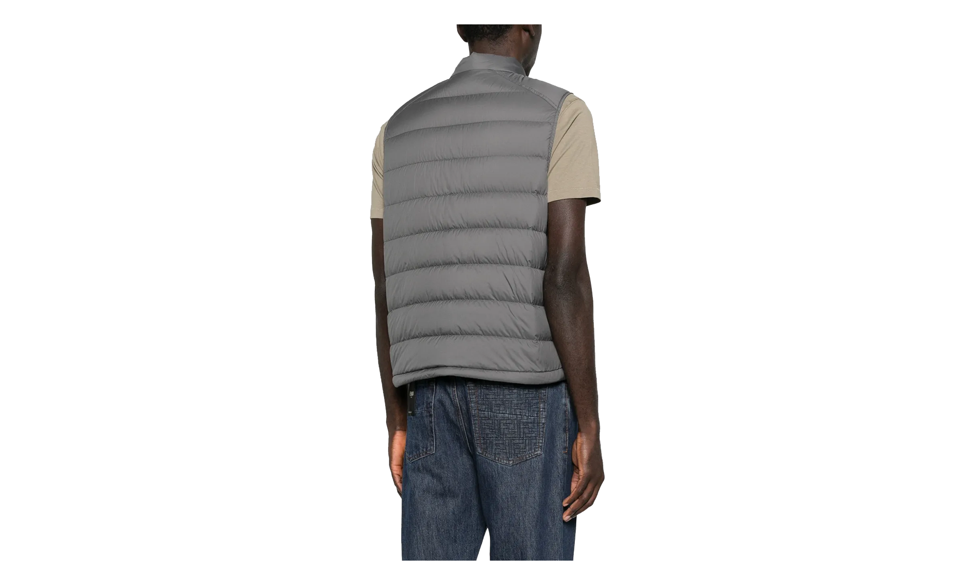 Barthe Stand Up Collar Vest "Thunderstorm" MON62