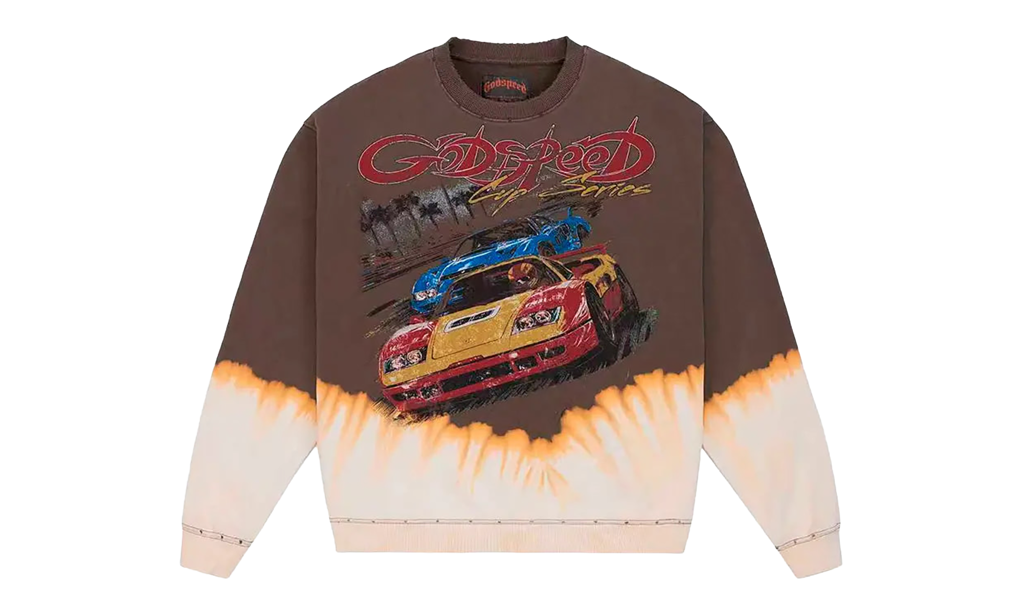 F.T.W Sweatshirt "Brown Bleached Wash" GS107