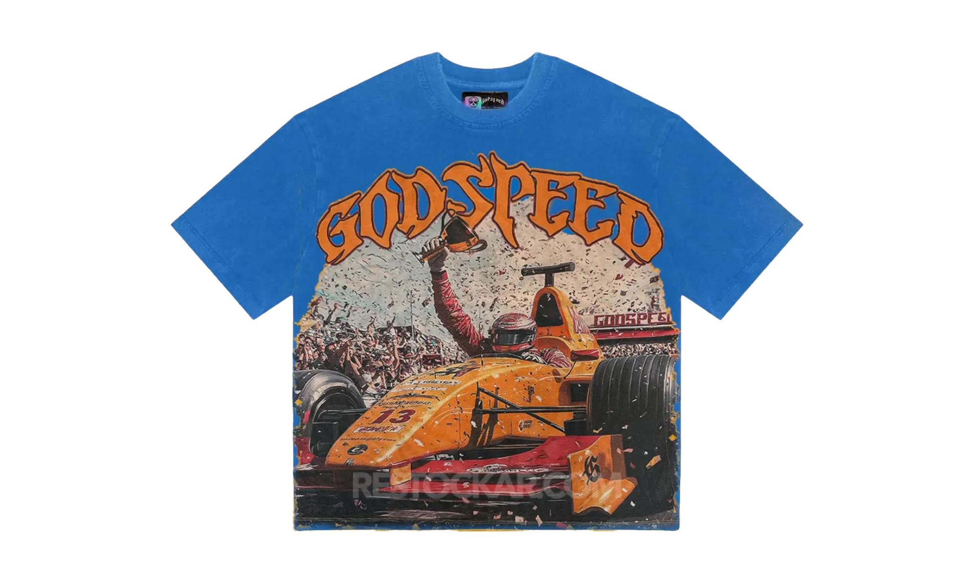 F1 Finishline T-Shirt "Blue Wash" E2U5Q7GS