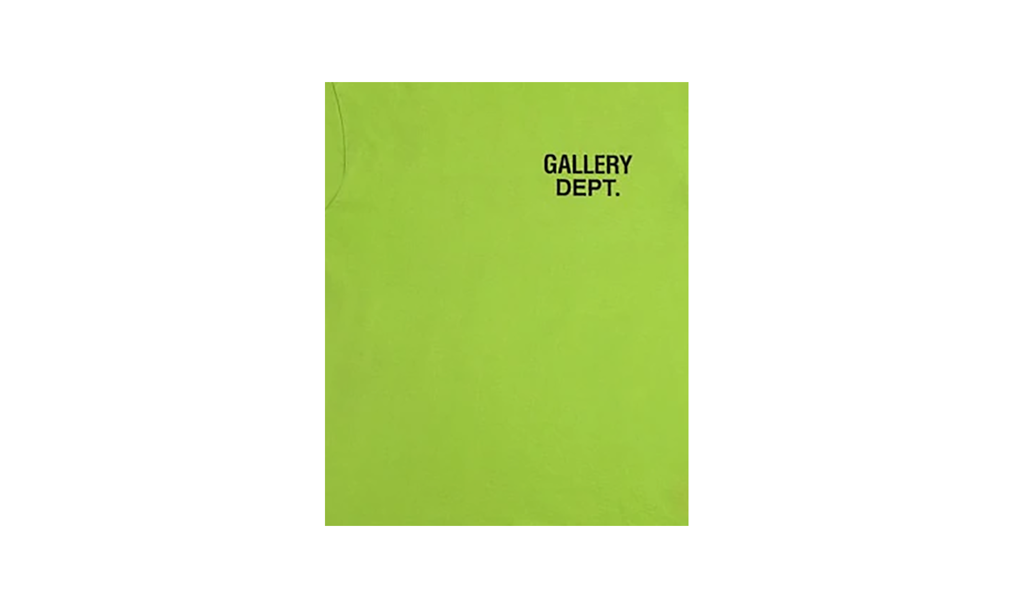 Souvenir T-Shirt "Lime Green / Black" D405165B