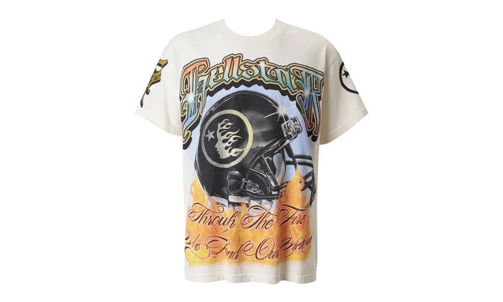 HELMET TEE "Cream" HSR172
