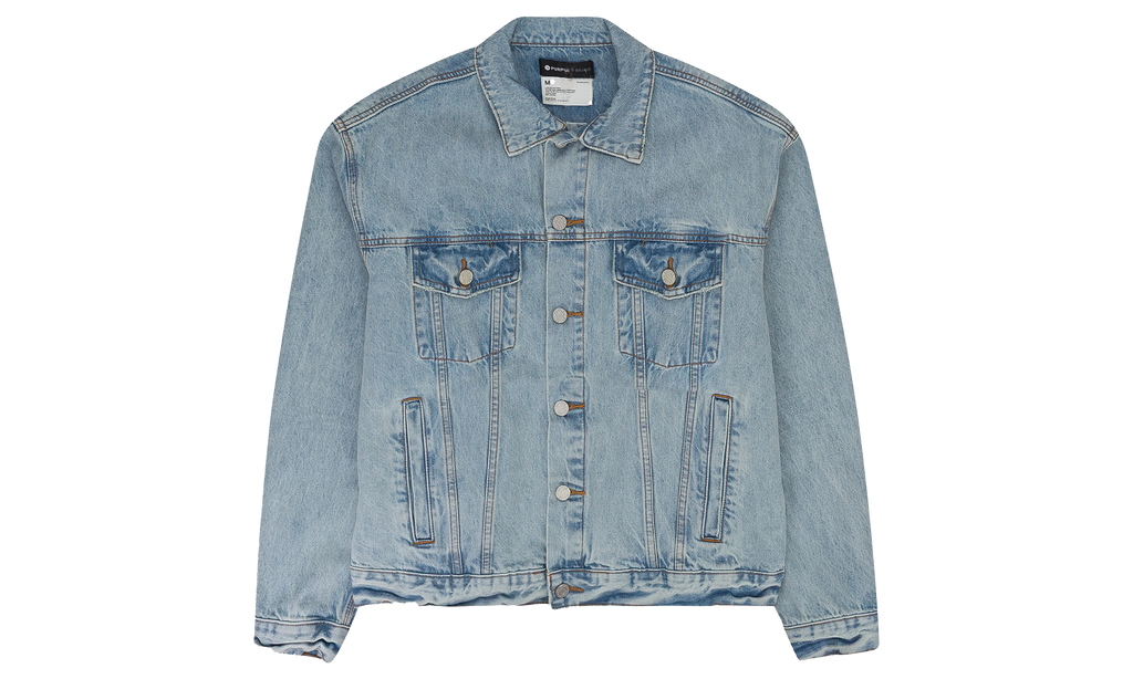 LIGHT EMBROIDERED OVERSIZED JACKET "Indigo" PRP XOTW 0033