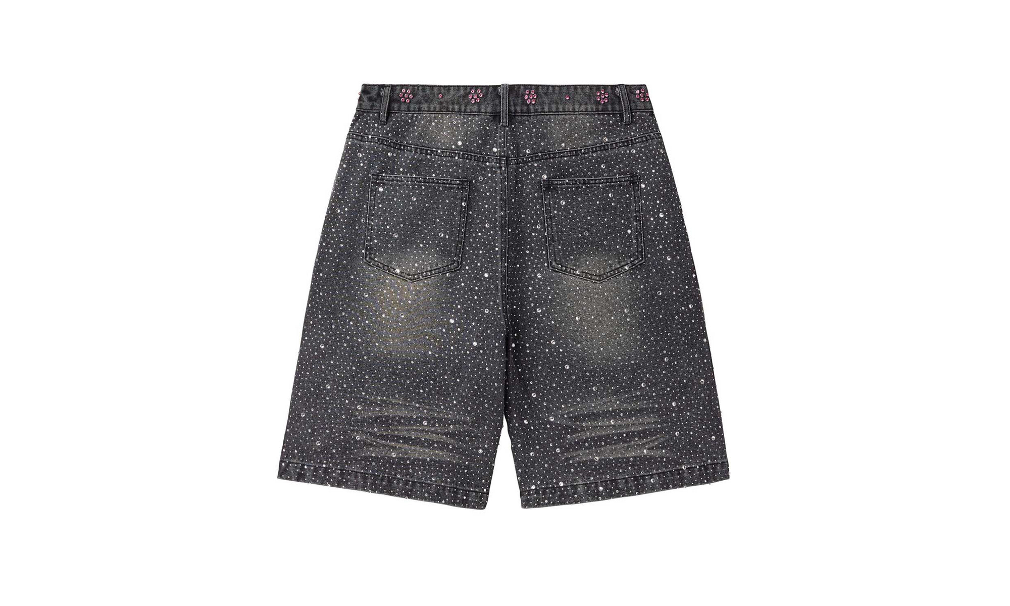 Iced Out Jean Shorts "Black" 10067416